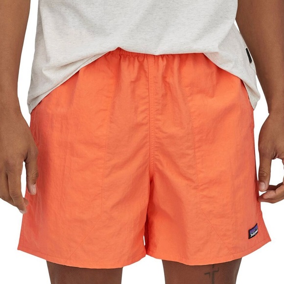 Patagonia Other - Patagonia Mens Size XL Baggies 5 Inch Shorts Orange Mesh Lined Elastic Waist